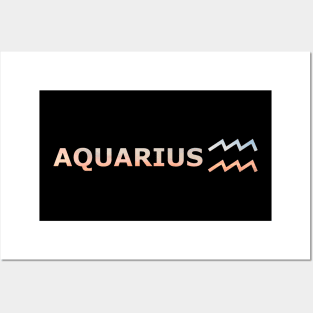 AQUARIUS (air) Posters and Art